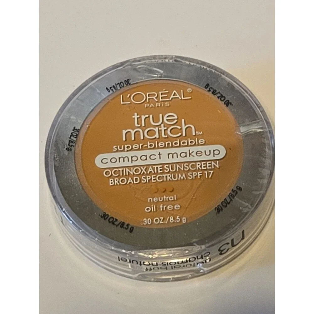 L'Oreal True Match N3 Natural Buff Super Blendable Compact Makeup *SEALED